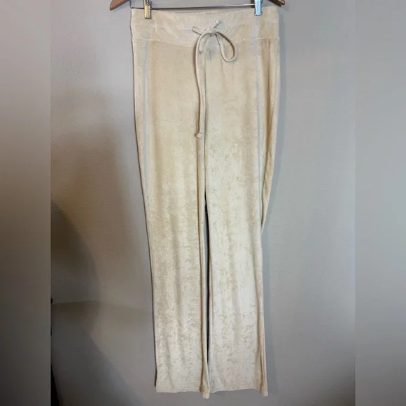 NWT Danielle Bernstein  we wore what Tan Drawstring Lounge Pants size Large - Picture 2 of 8